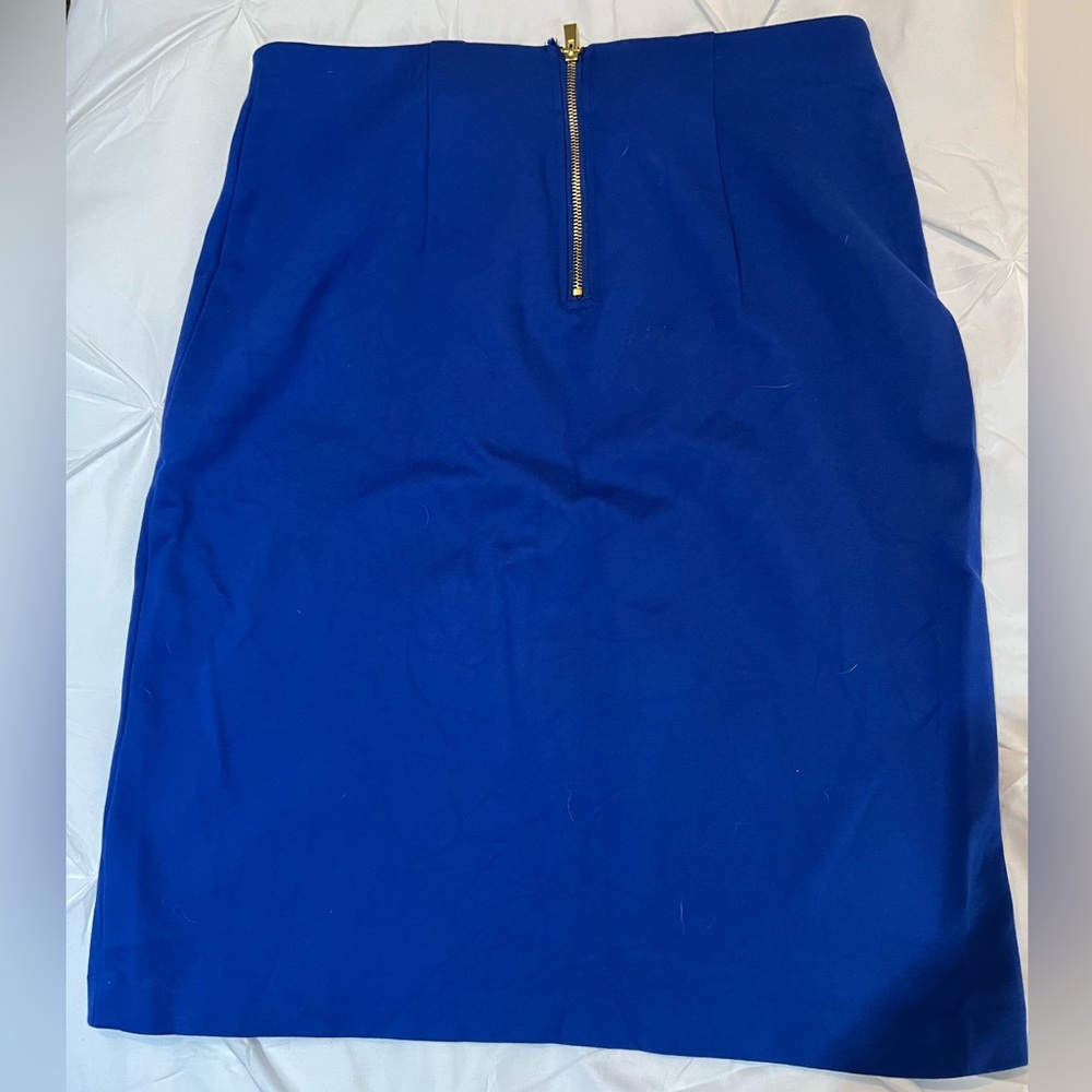 Blue Philosophy pencil skirt